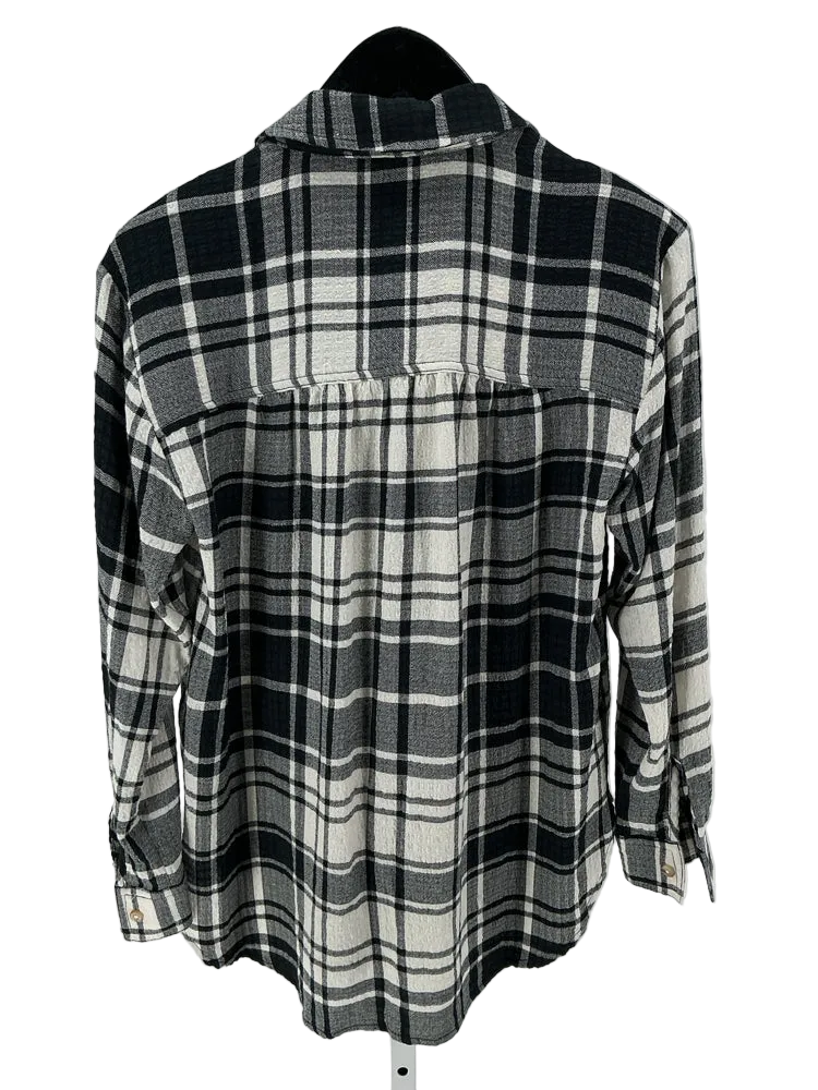 Pilcro Size XXS Black & White Shirt