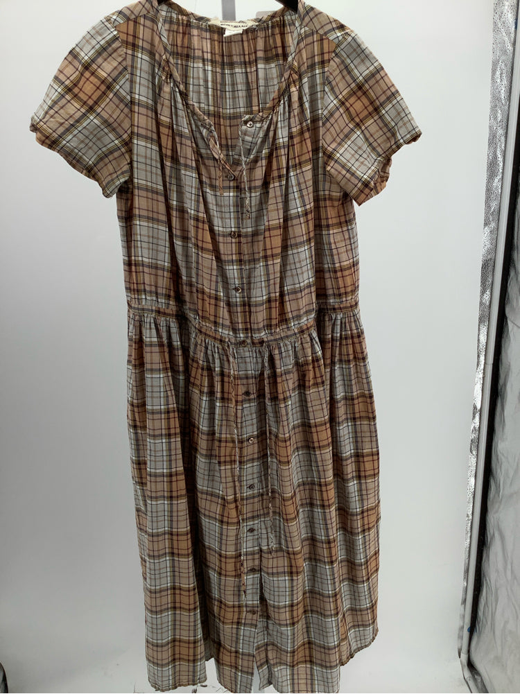 Caron Callahan Size L Brown Multi Dress