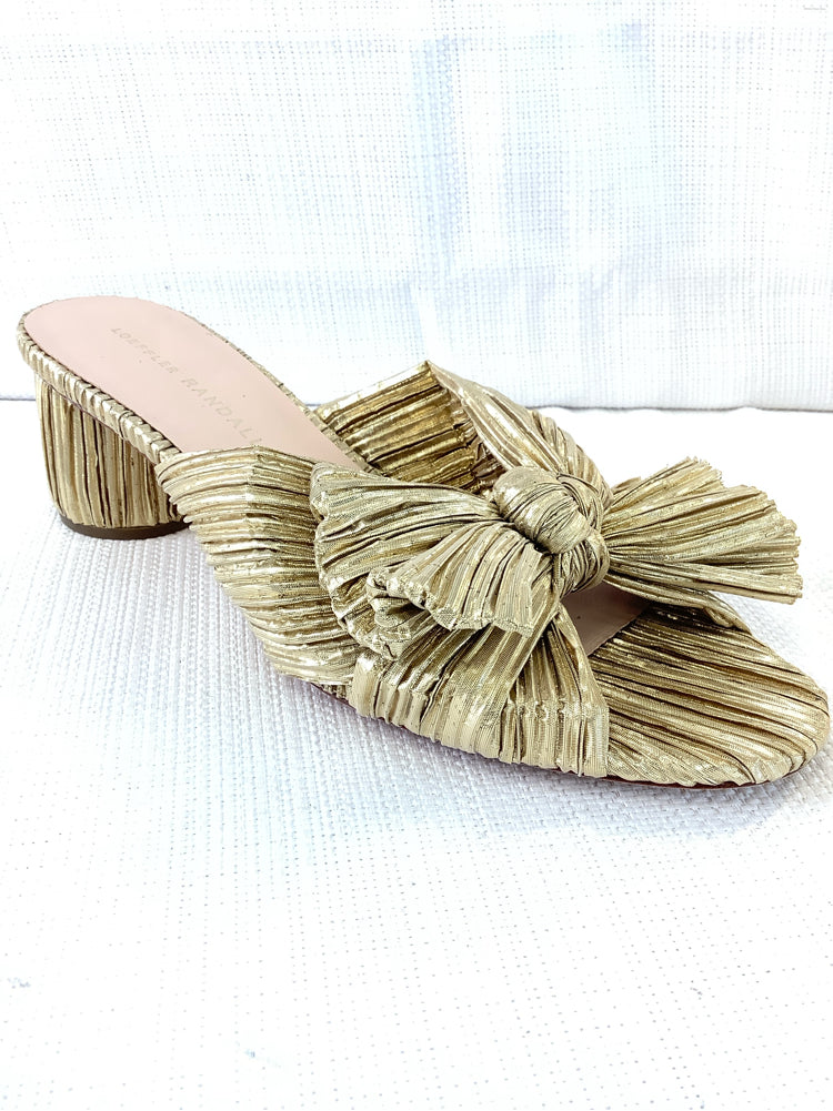 loeffler randall Shoe Size 7 Gold Penny Heels