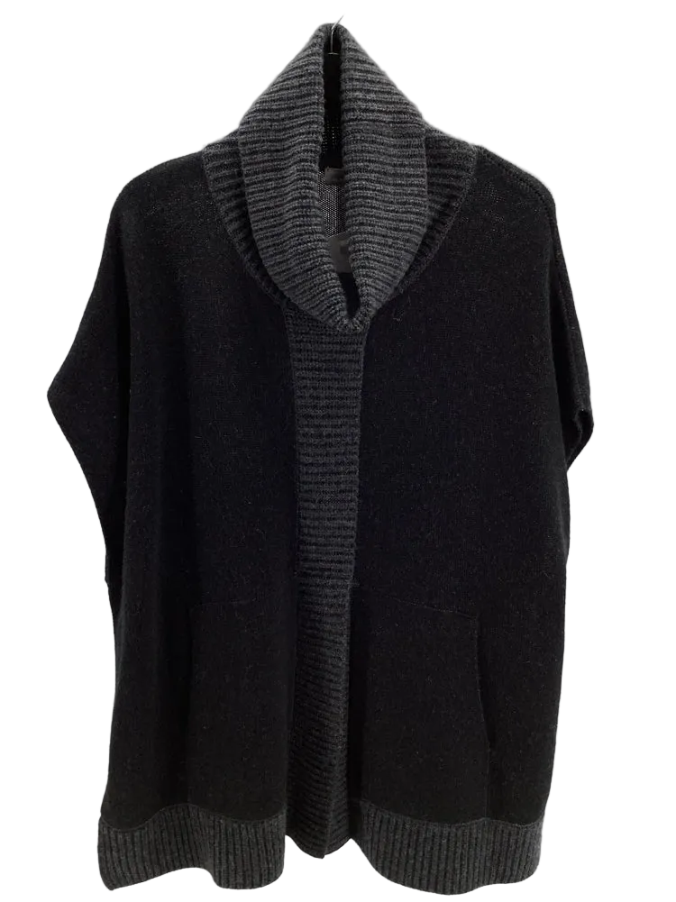 Kinross Size OS Black & Gray Poncho
