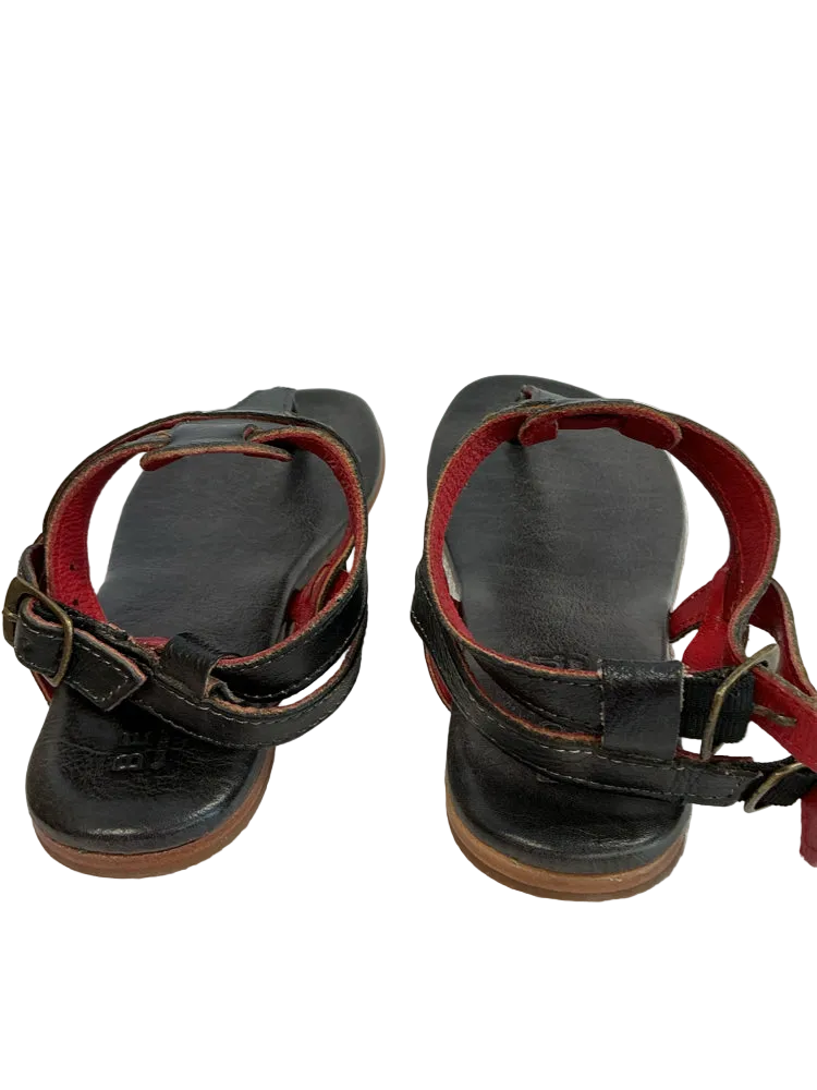 Bed Stu Shoe Size 7 Black Moon Sandals