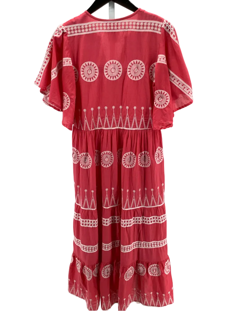 Oliphant Size S Pink & White Dress