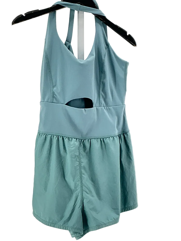 Free People Size L Green Romper