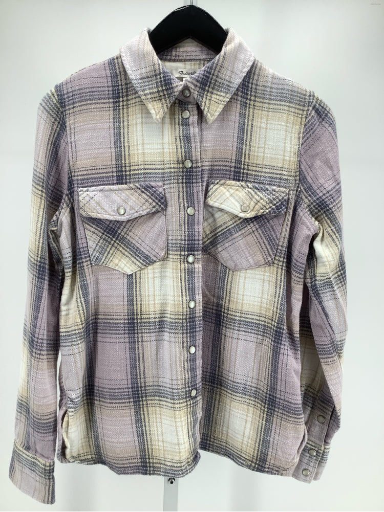 Madewell Size S Lavender Multi Shirt