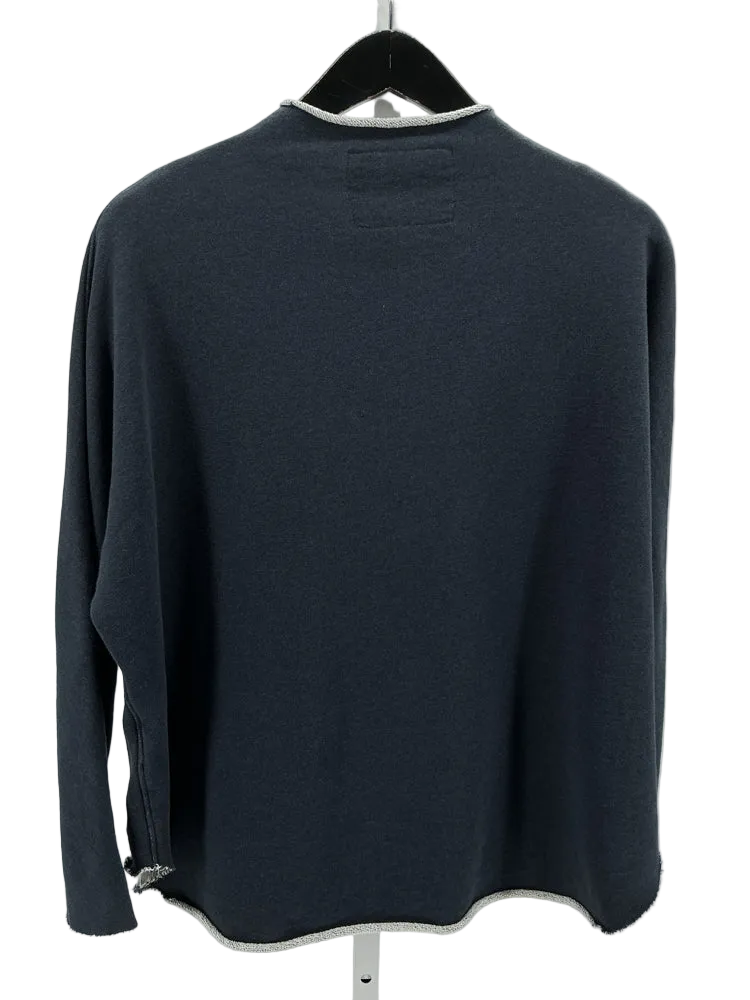 Frank & Eileen Size S Navy Effie Sweatshirt