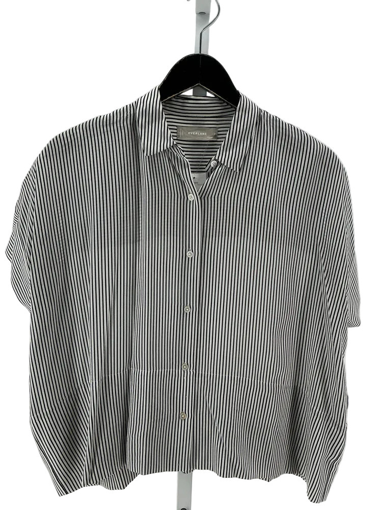 Everlane Size 2 Black & White Shirt