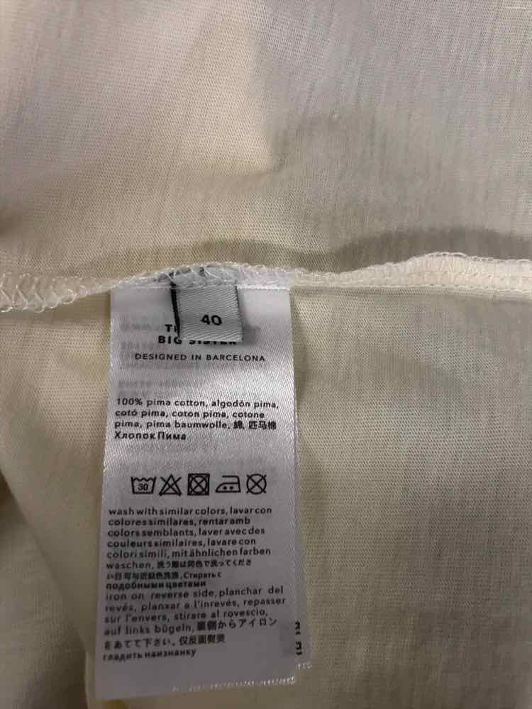 The Tiny Big Sister Size L Tan Multi Shirt