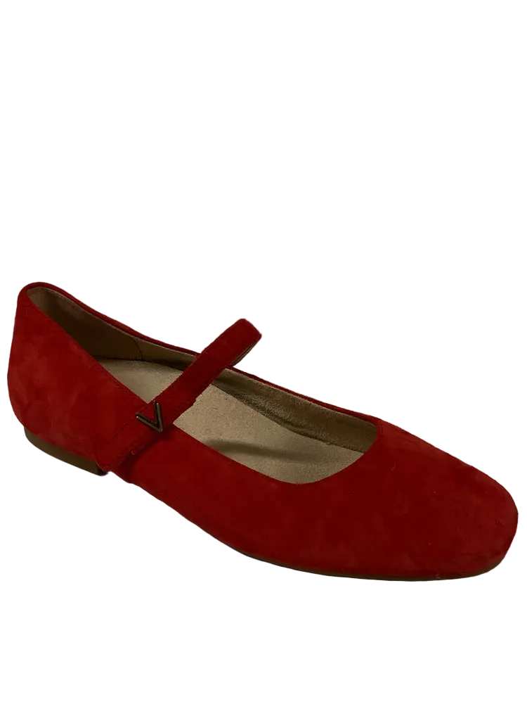 Vionic Shoe Size 7.5 Red Alameda Mary Jane