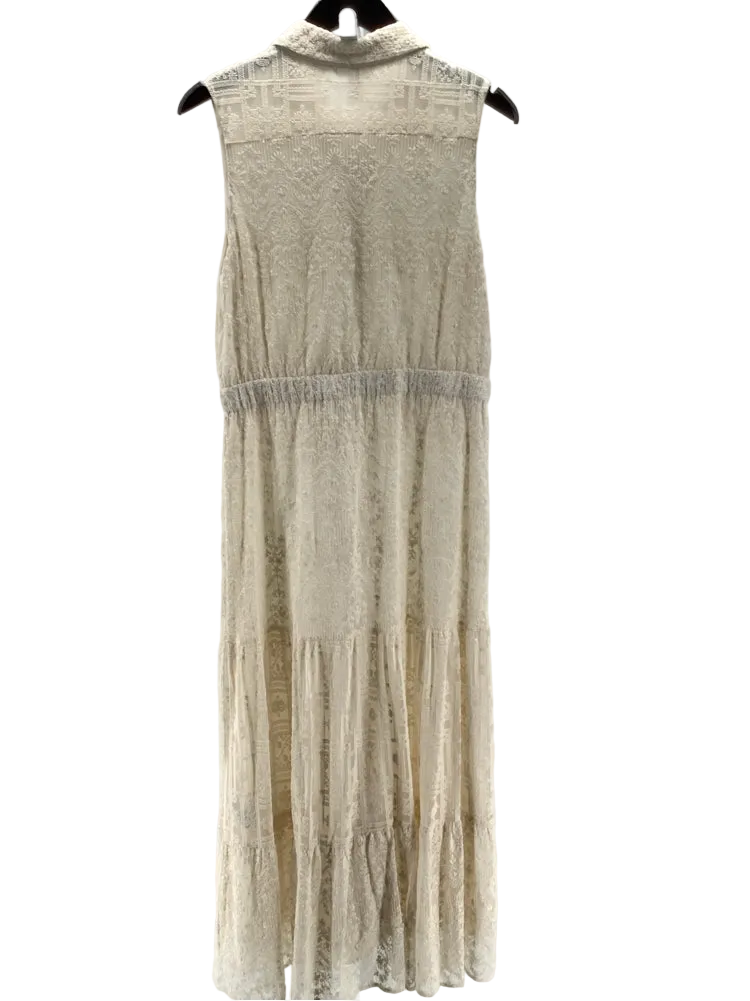 Desigual Size L Cream Dress