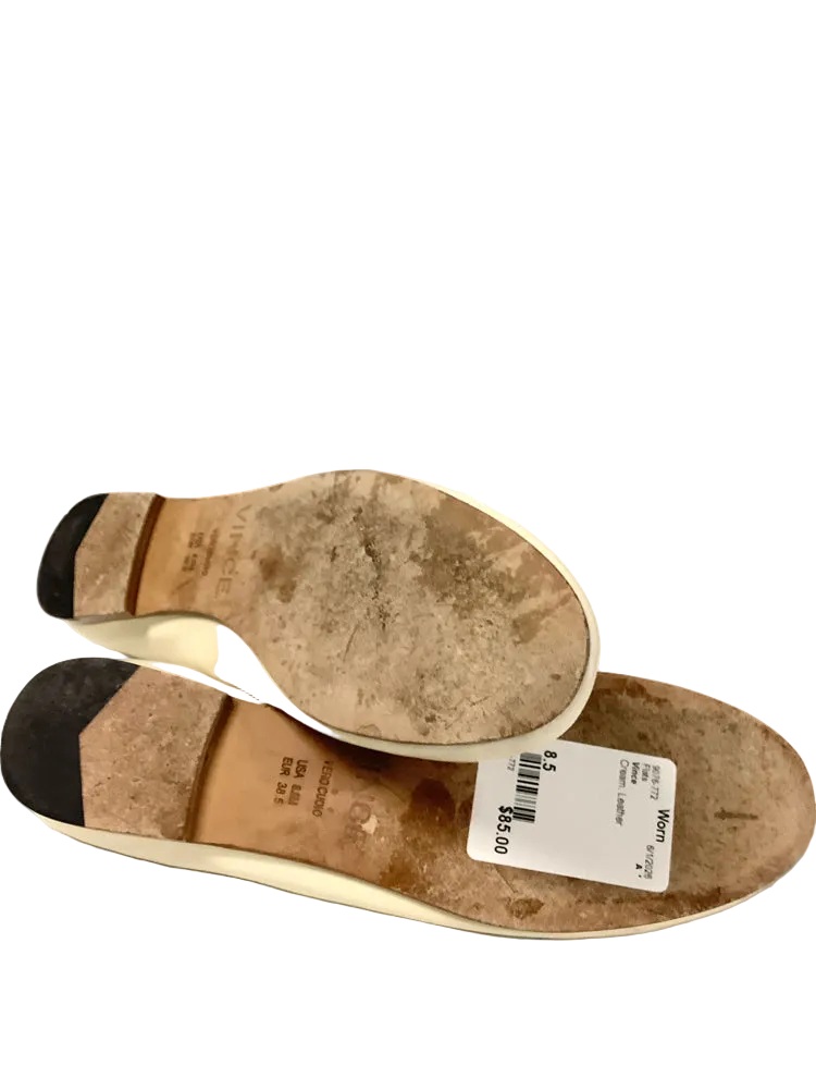Vince Shoe Size 8.5 Cream Flats