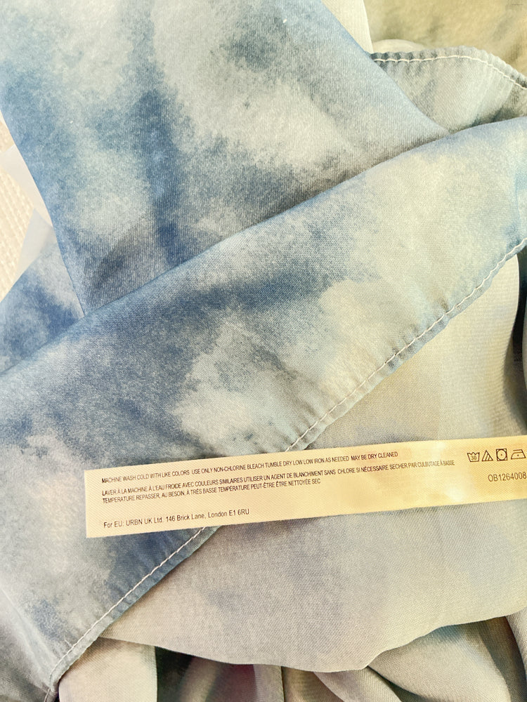 Free People Size XS Blue & White Dress