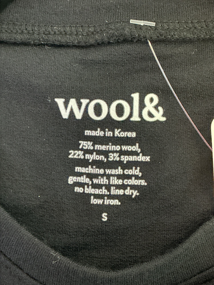 wool& Size S Black Dress