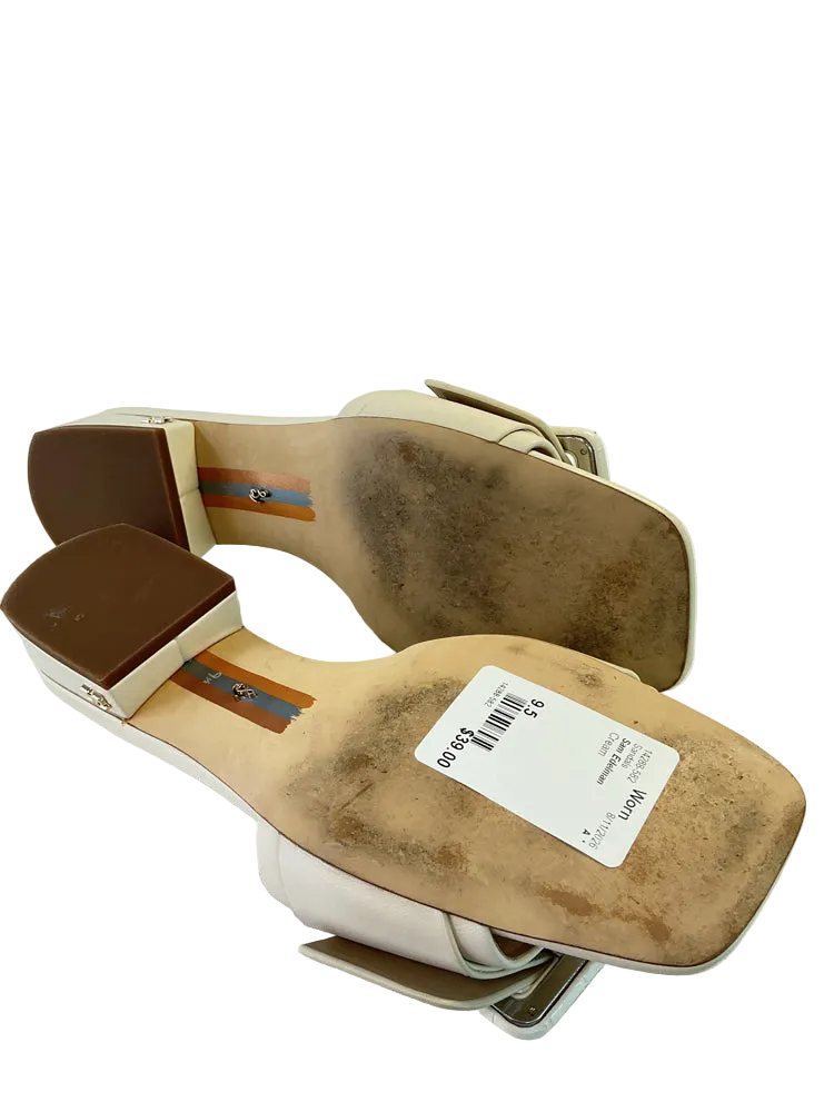 Sam Edelman Shoe Size 9.5 Cream Sandals