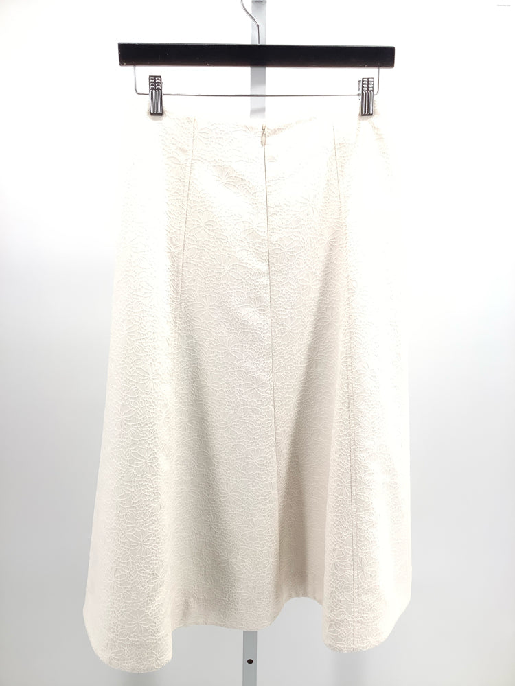Veronica Beard Size 4 White Skirt