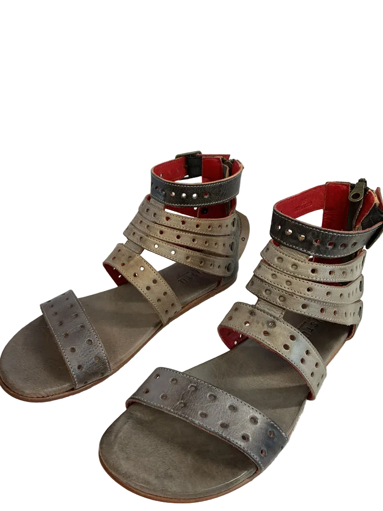Bed Stu Shoe Size 9.5 Gray Artemis Sandals