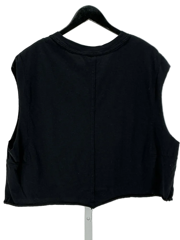 Free People Size M Black multi Shirt