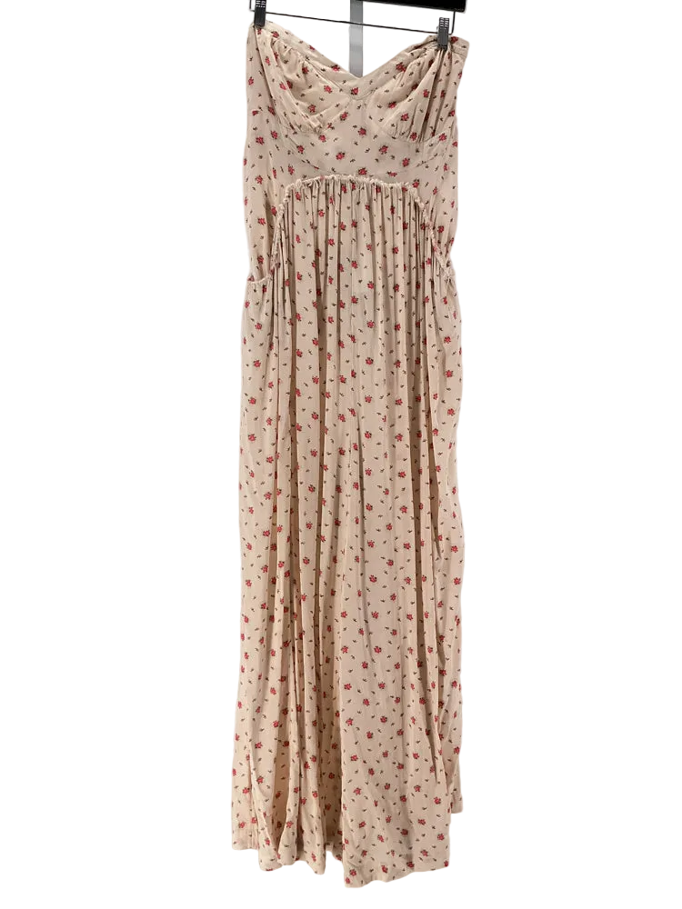 Free People Size L Cream multi Dress