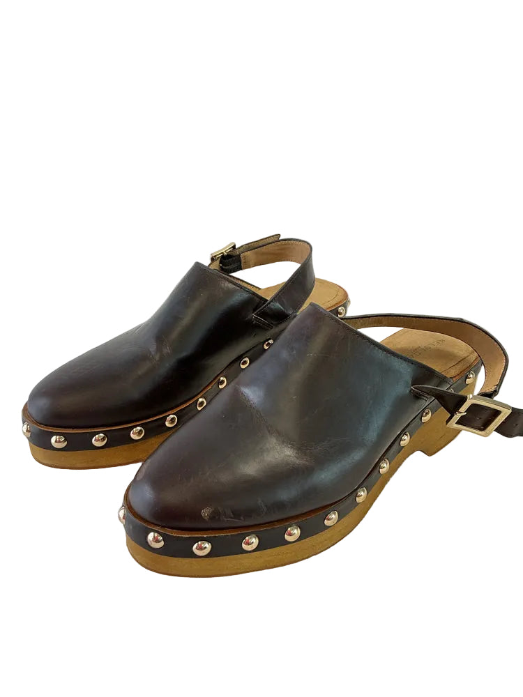 Kelsi Dagger Shoe Size 9.5 Brown Clogs