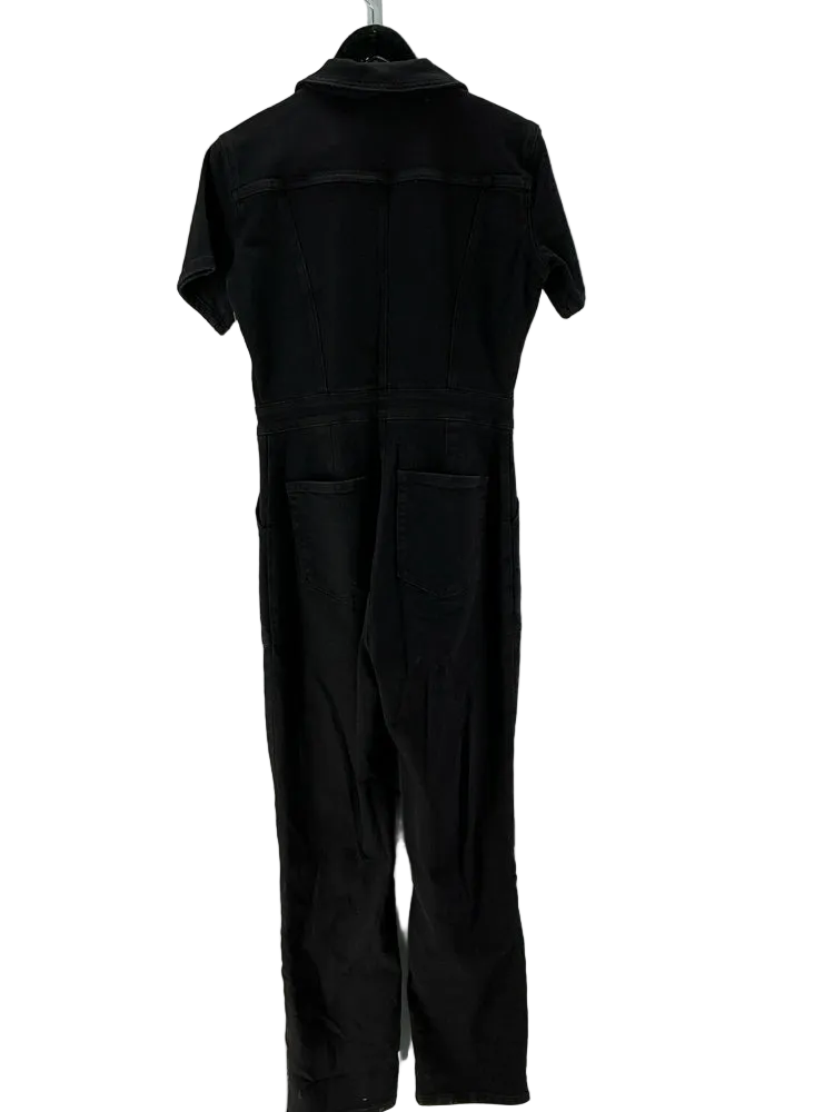 Good American Size L Black Fit For Success Jumpsuit