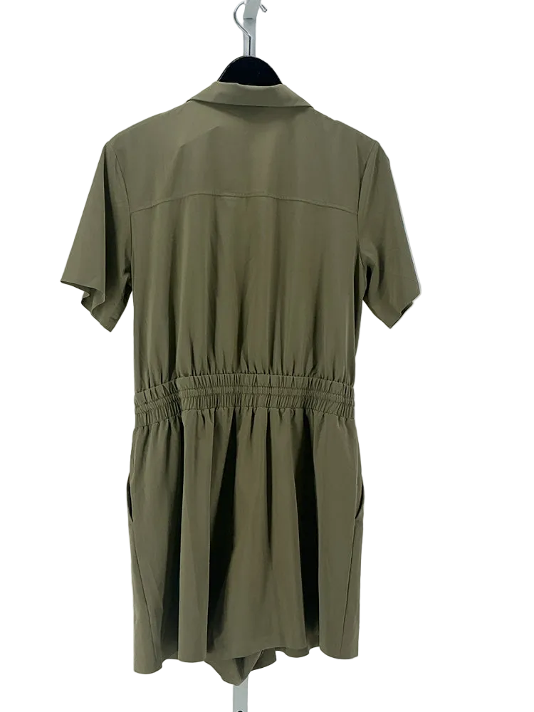 Athleta Size M Green Romper