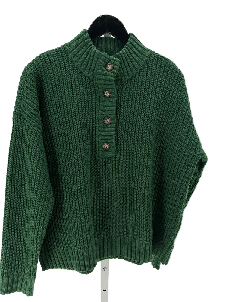 Toad & Co Size L Green Sweater