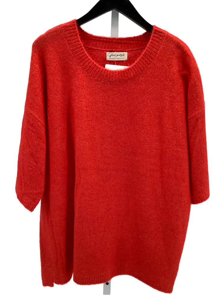 Free People Size XL Red Sweater