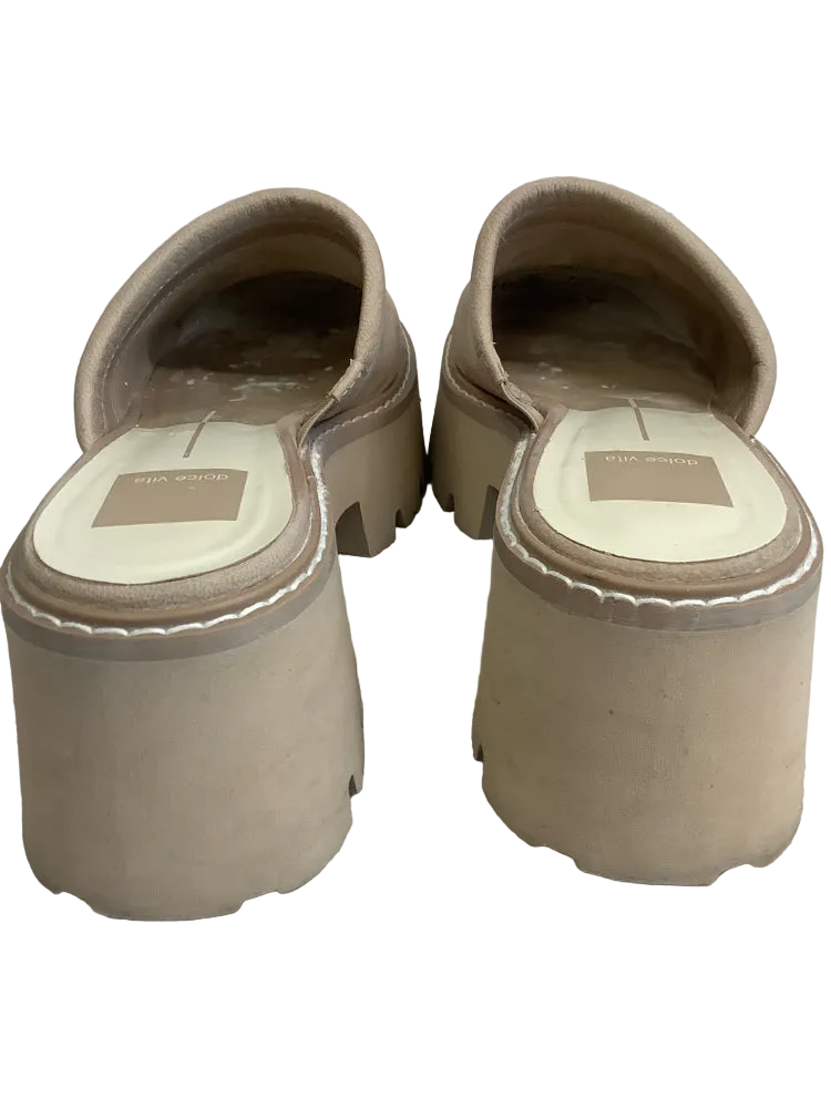 Dolce Vita Shoe Size 7.5 Cream LEONA Mules