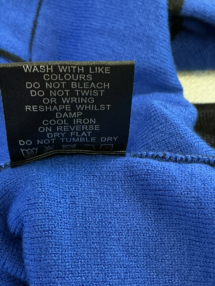Ethyl Size M Navy & Blue Sweater
