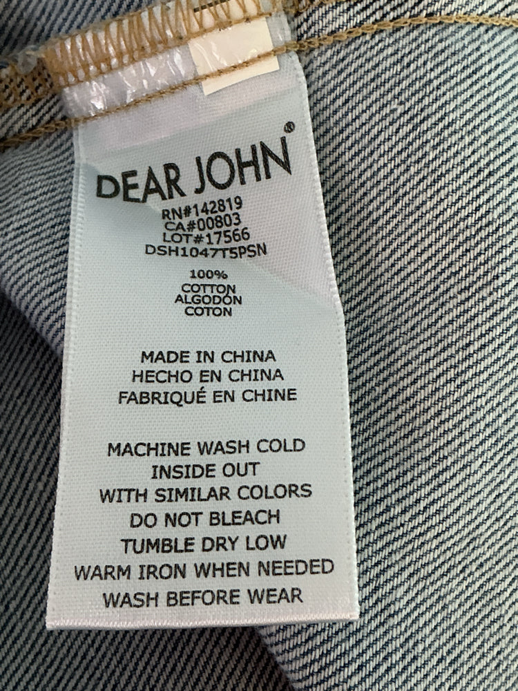 Dear John Size L Blue Shirt
