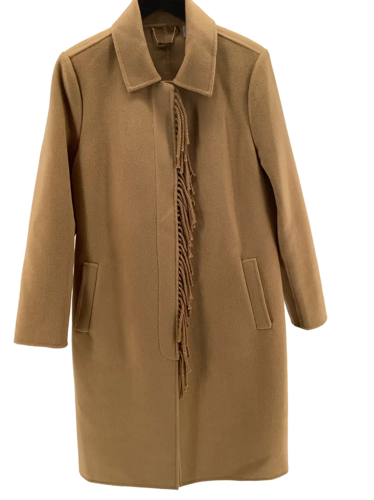 Chicos Size M Tan Coat