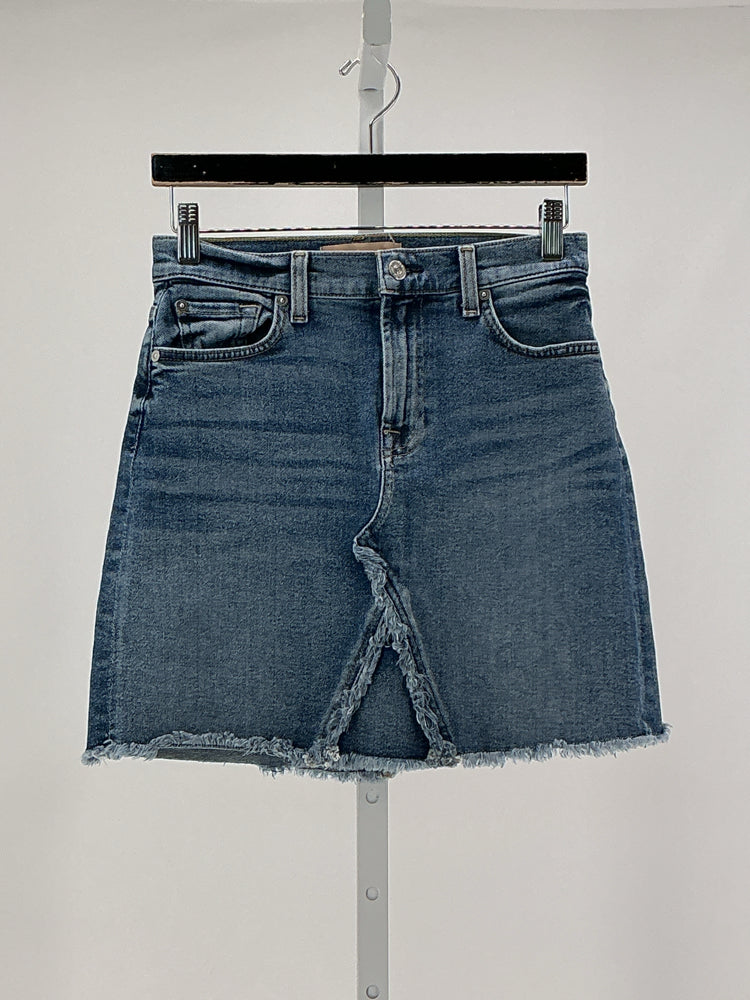 7 For All Mankind Size 26 Denim Skirt