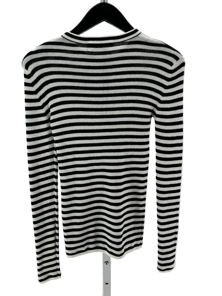 Lisa Yang Size 0 Black & White Sweater