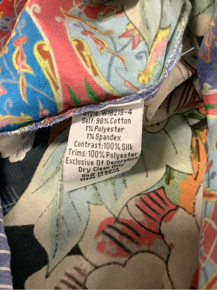 Johnny Was Size M Blue Multi Shirt