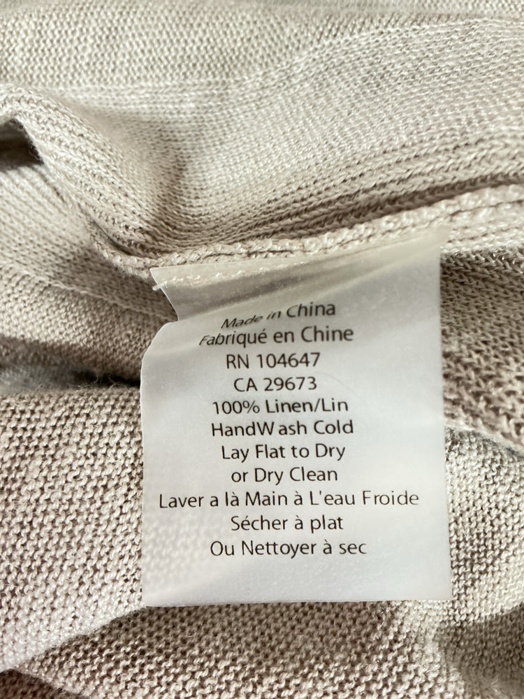 Kinross Size M Tan Cardigan