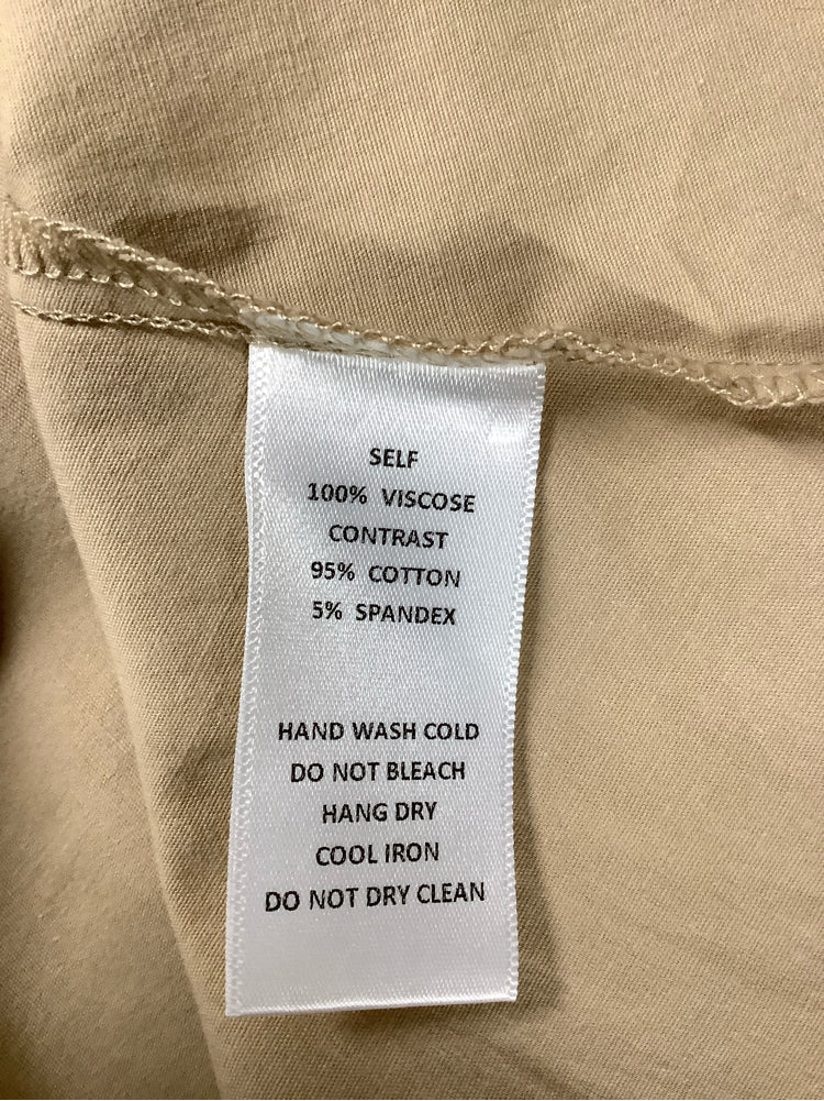 all:row Size M Tan Lucinda Dress