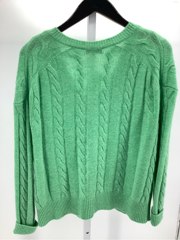 Kinross Size M Green Casey Sweater