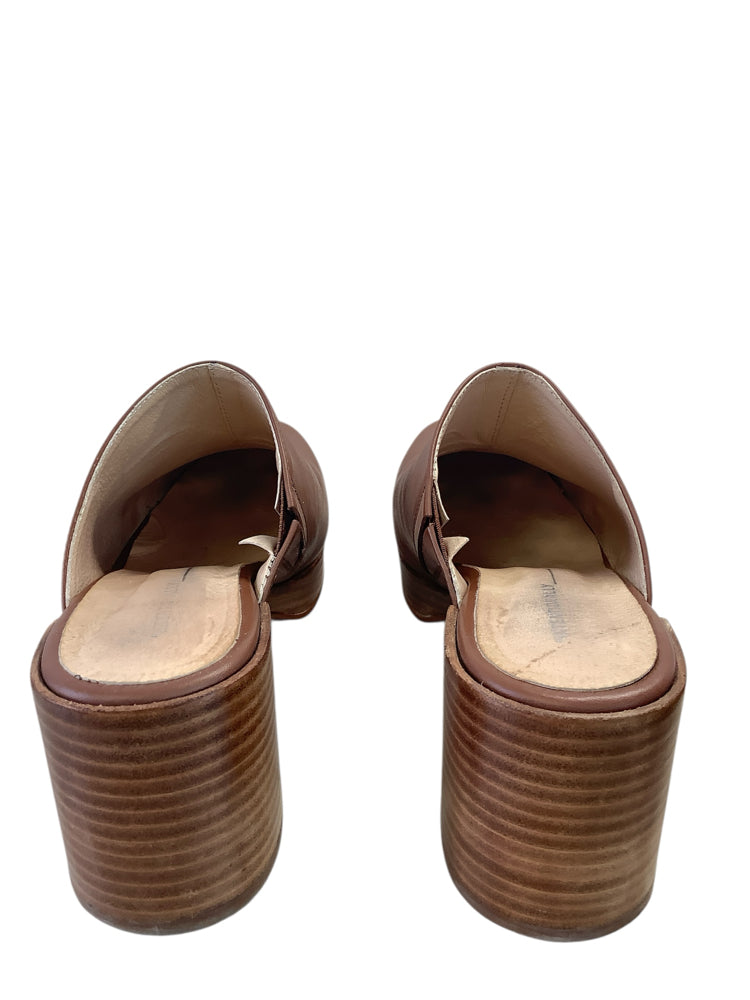 Intentionally Blank Shoe Size 7.5/8 Brown Facts Heels