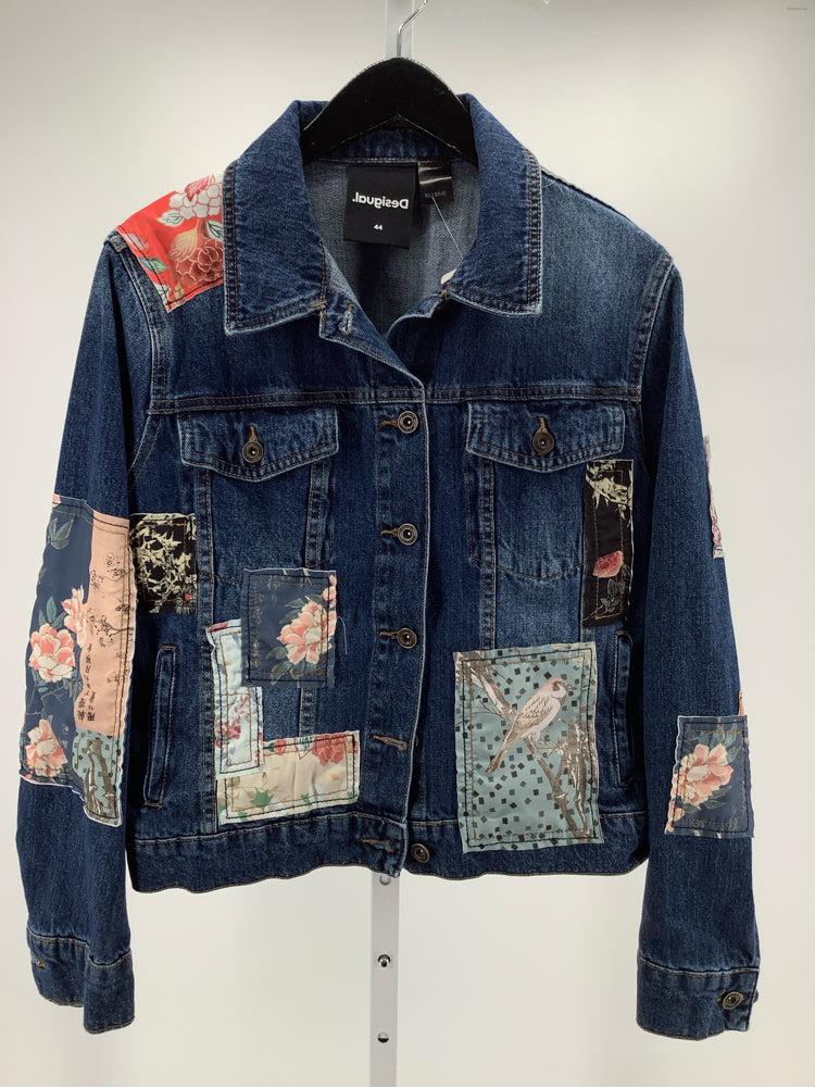 Desigual Size L Denim Multi Jacket