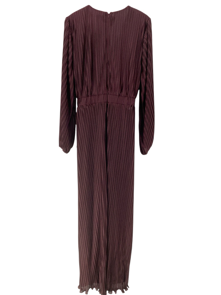 White House Black Market Size 16 Burgundy Dress