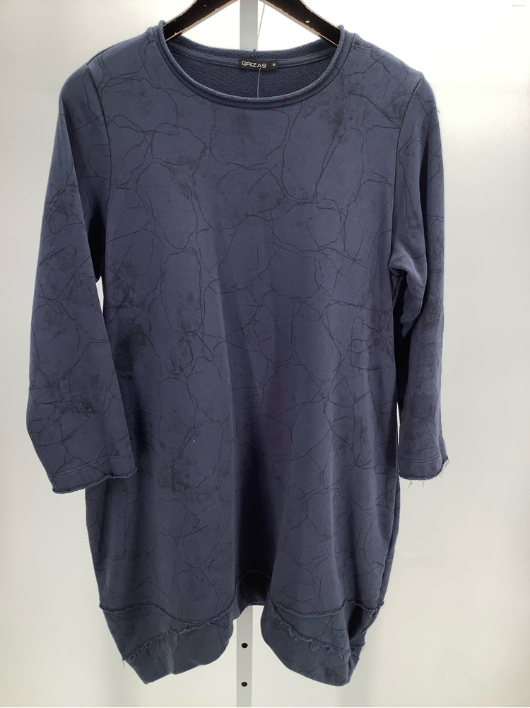 Grizas Size S Navy & Black Tunic