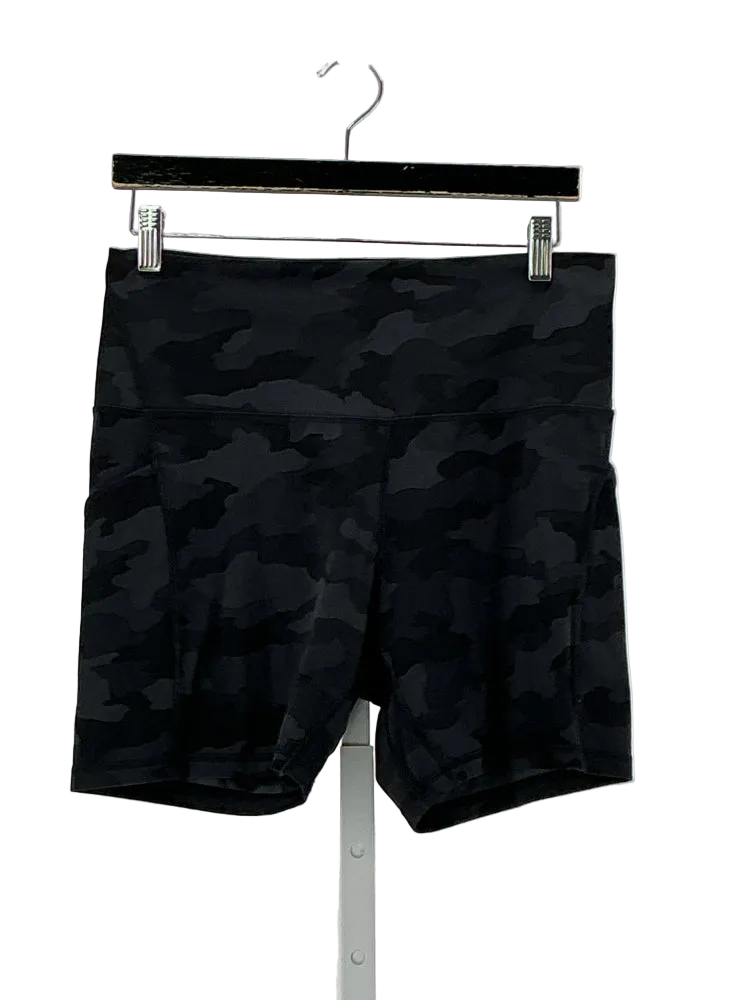 lululemon Size 12 Black & Gray Shorts