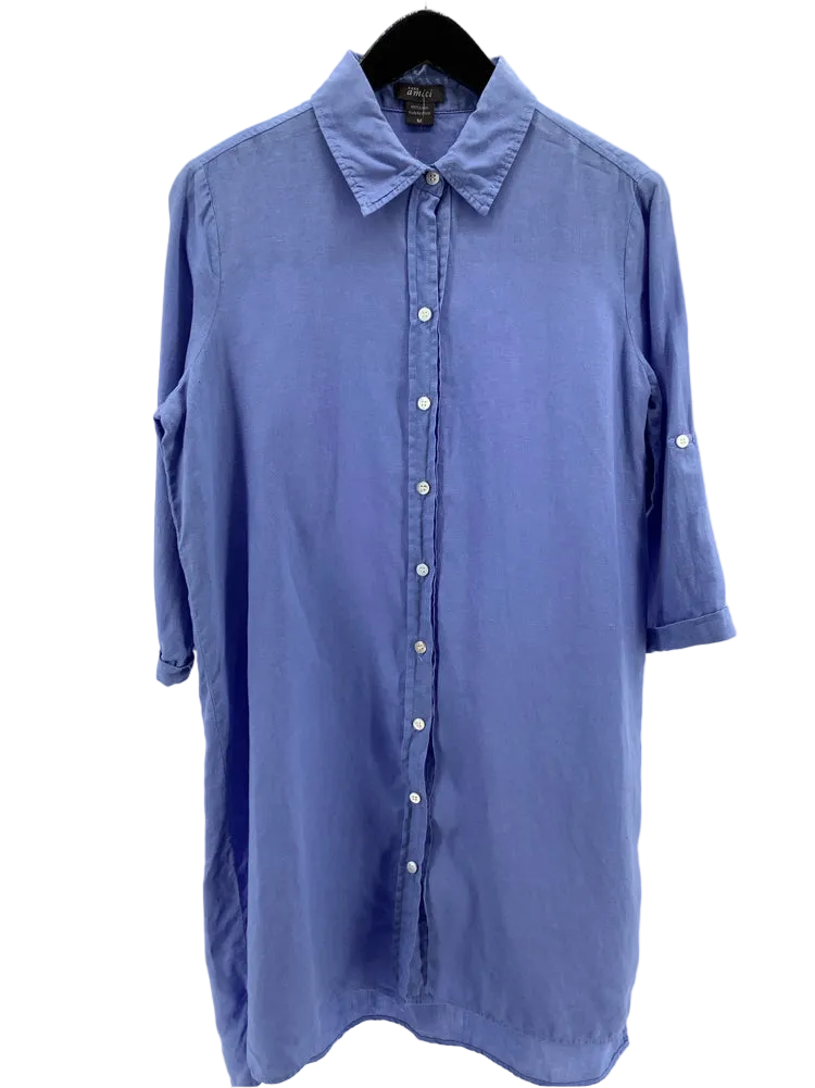 Pure Amici Size M Blue Dress