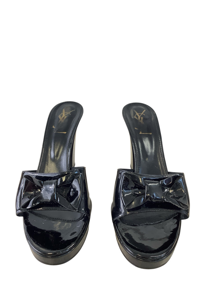 YSL Shoe Size 10 Black Heels