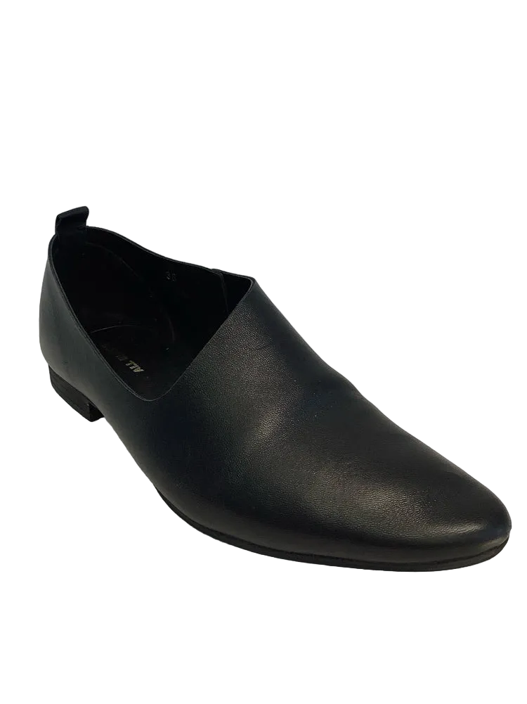 All Black Shoe Size 8 Black Flats