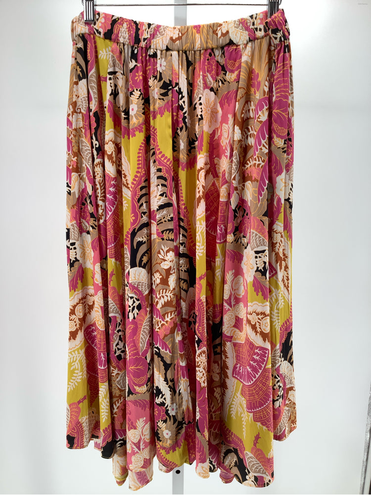 by anthropologie Size M Pink multi Skirt