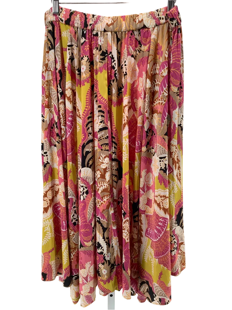 by anthropologie Size M Pink multi Skirt