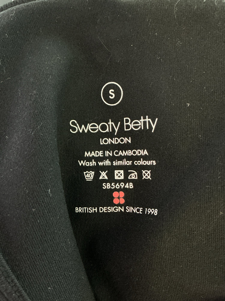 Sweaty Betty Size S Black Jumpsuit