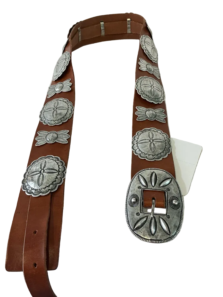 Ralph Lauren Brown & Silver Belt