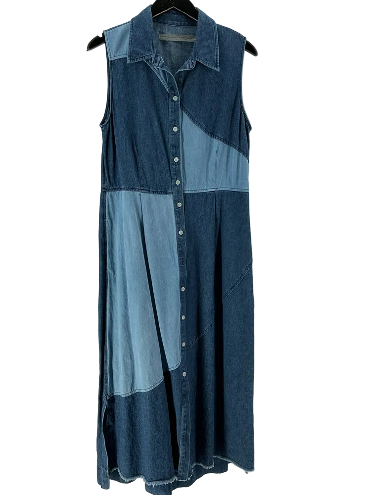 Raquel Allegra Size M Denim Dress