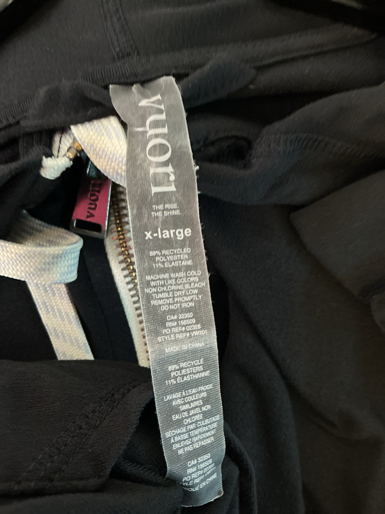 vuori Size XL Black Jacket
